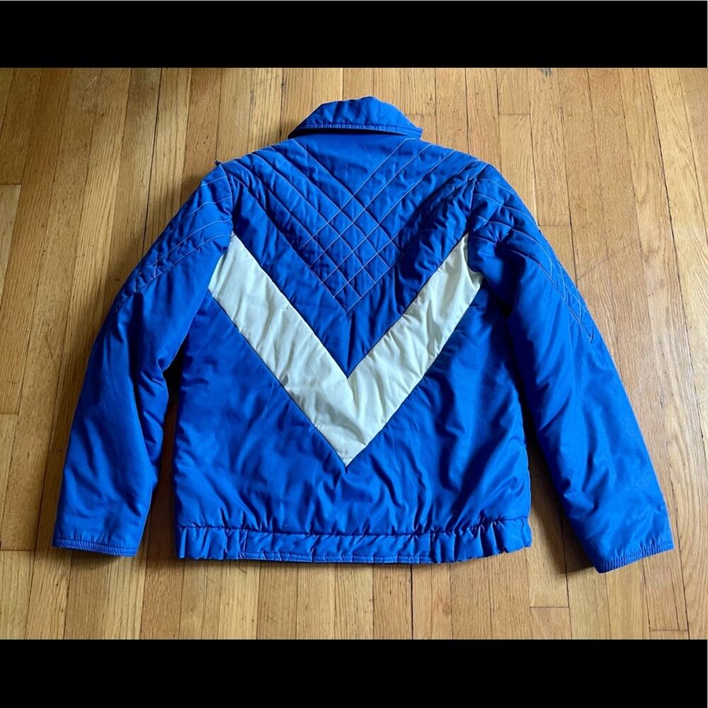 70s Vintage Ispo International Blue Ski Coat - Picture 5 of 12